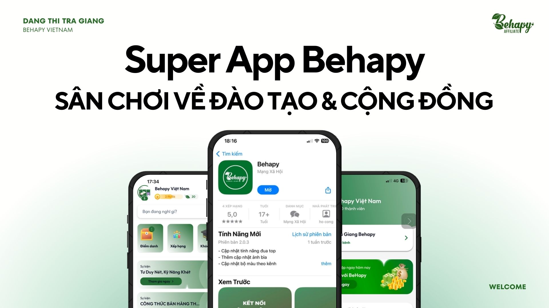 Tìm hiểu về Super App Behapy: Sân chơi về đào tạo & cộng đồng - Behapy